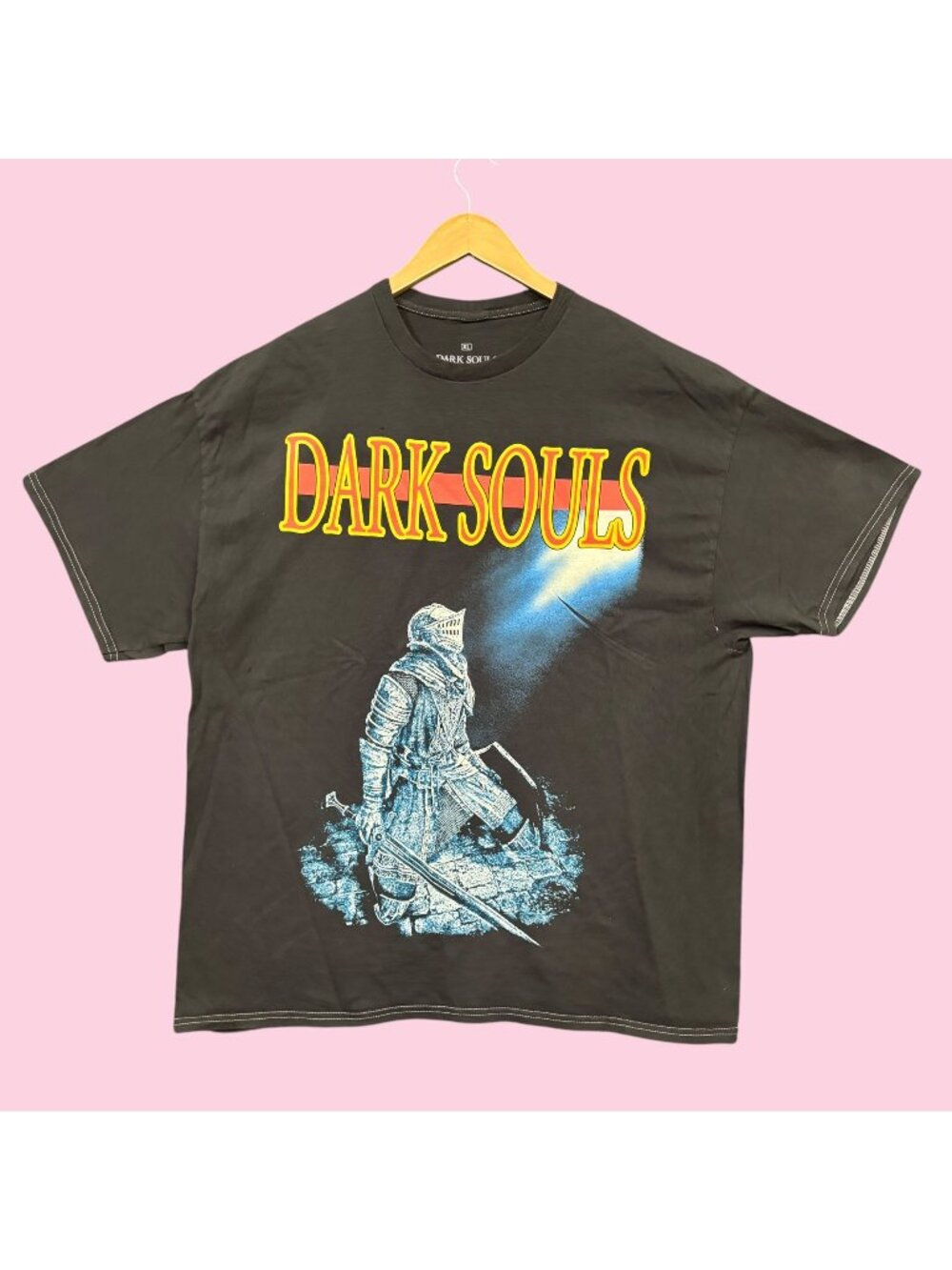 Dark Souls Kneeling Knight RPG Video Game Poster Tee XL